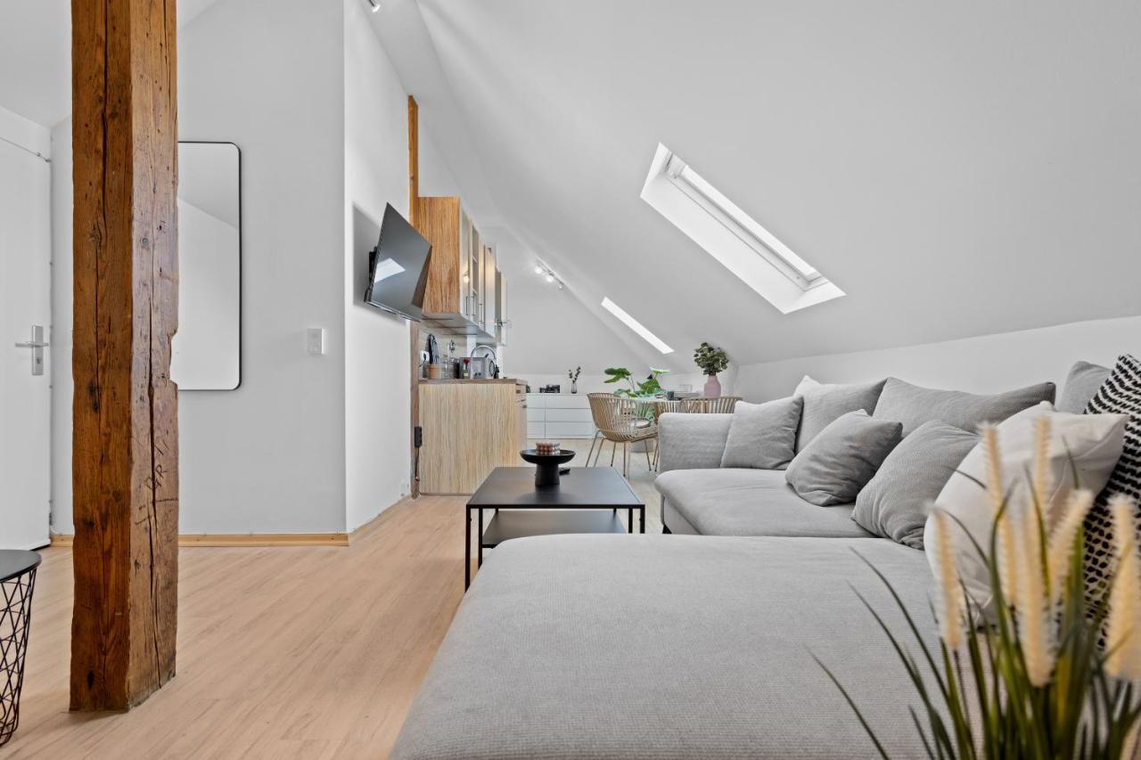 Stilvolle Wohnung: Private Dachterrasse - Zentral Аугсбург Экстерьер фото