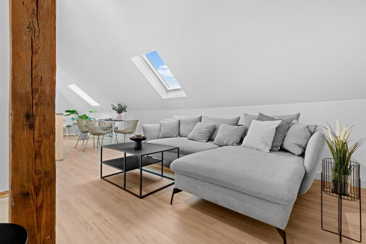 Stilvolle Wohnung: Private Dachterrasse - Zentral Аугсбург Экстерьер фото